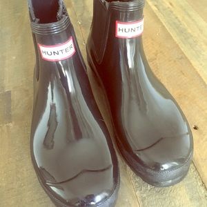 Hunter Original Gloss Chelsea boots - black